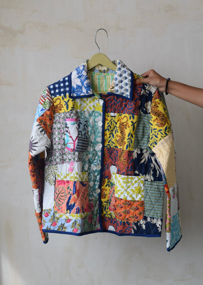 Kashmira Patchwork Quilted Jacket