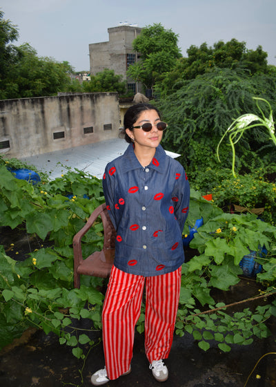 Bisou Denim Kisses Shirt