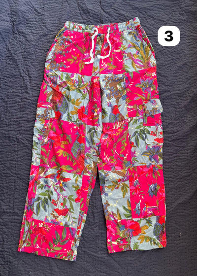 Monochrome Patchwork Pants