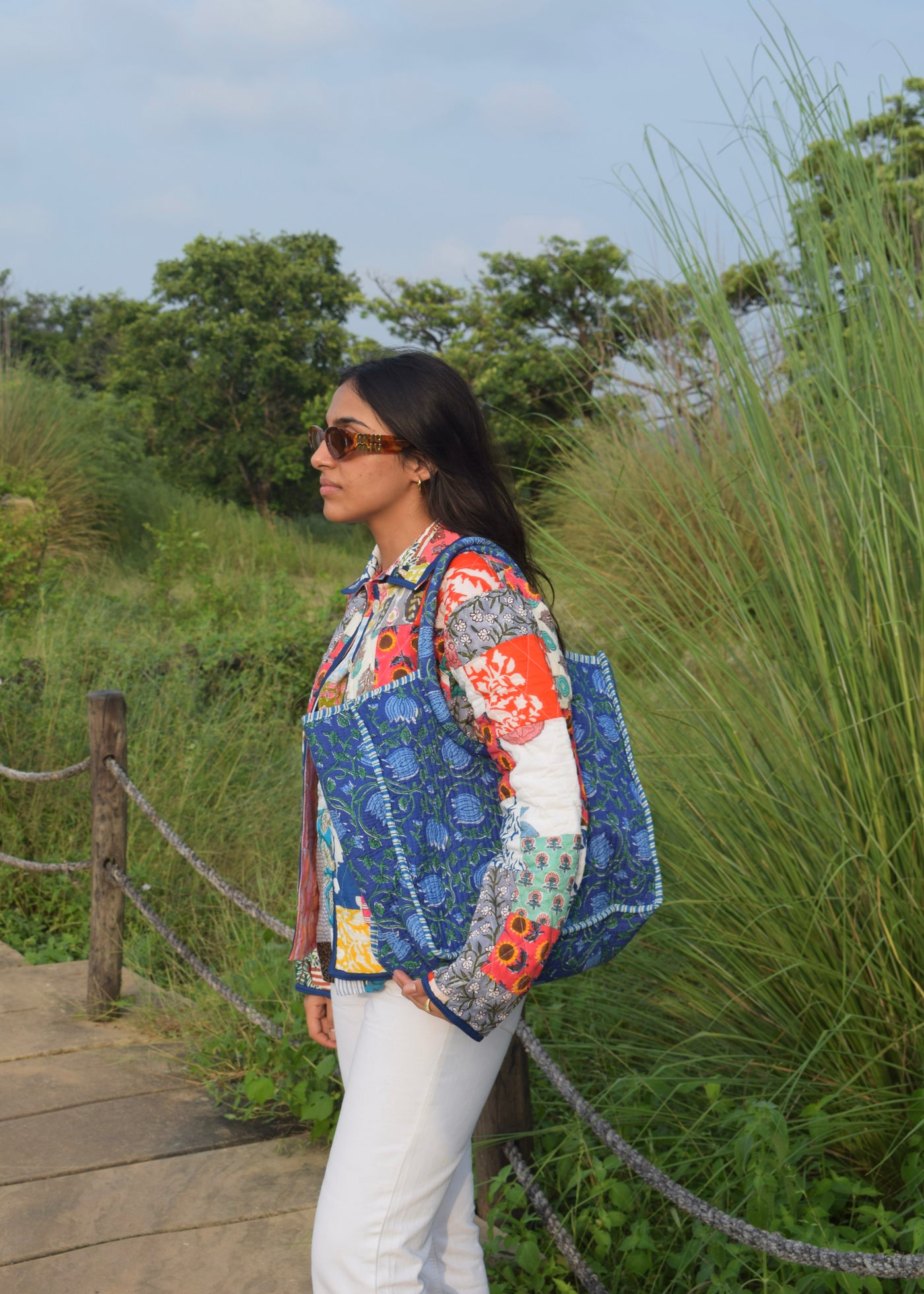 Kashmira Patchwork Quilted Jacket