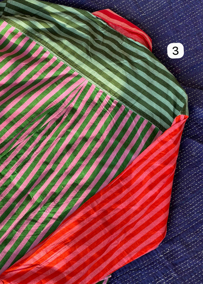 Colour Block Stripes Shirts