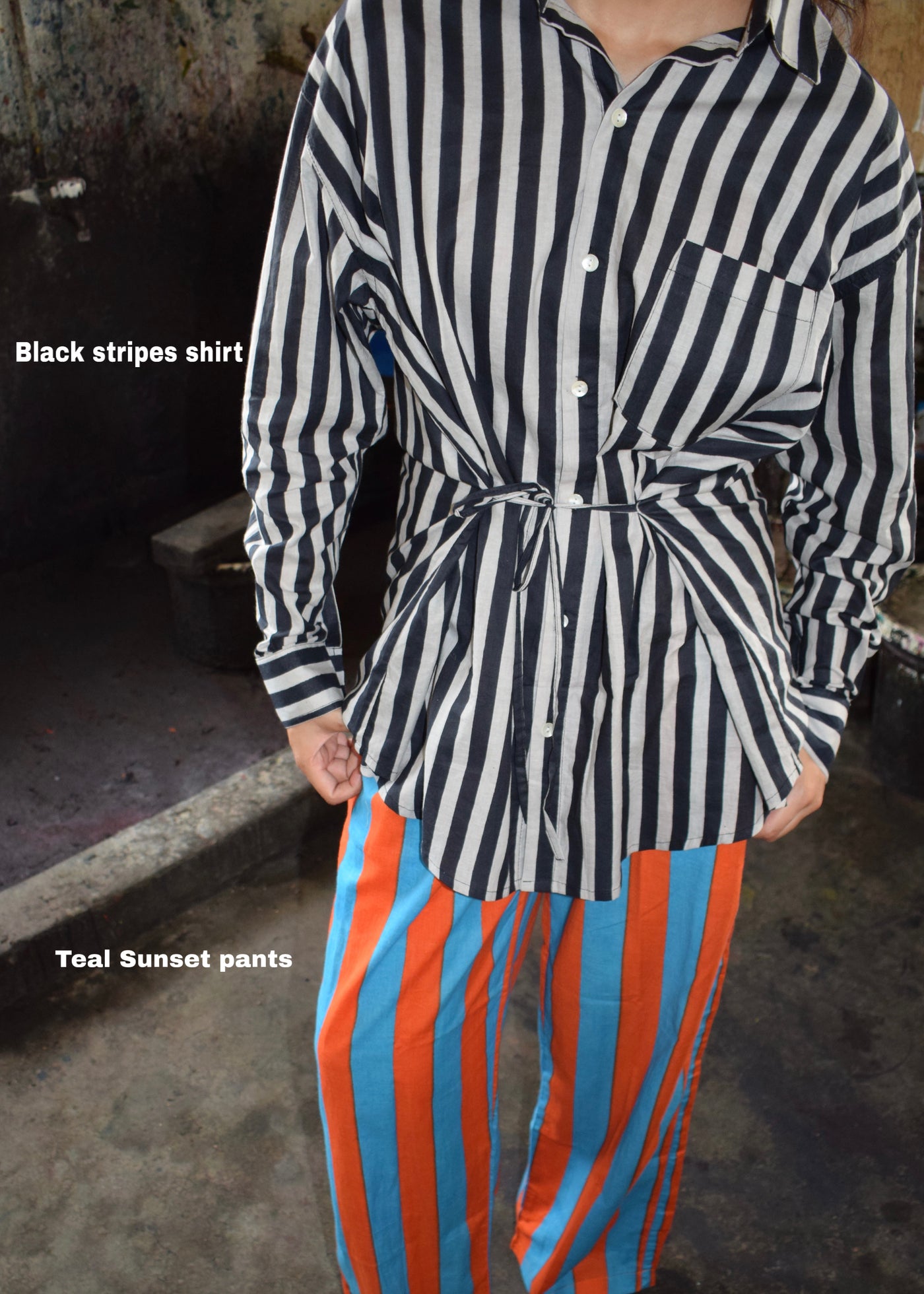 Bisou Summer Stripe Pants