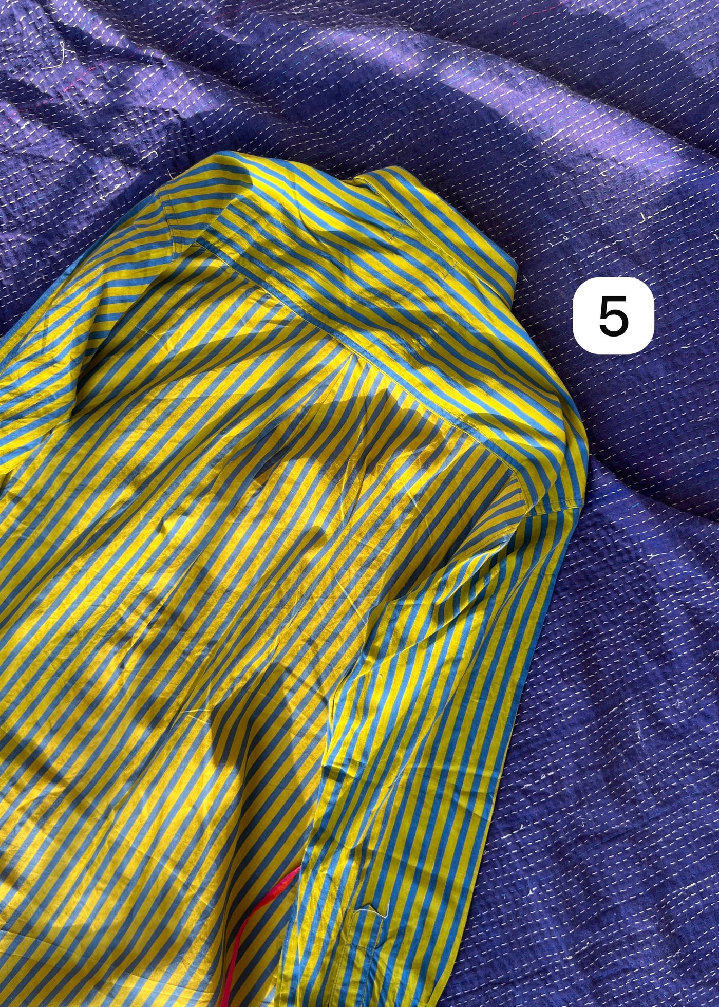 Colour Block Stripes Shirts
