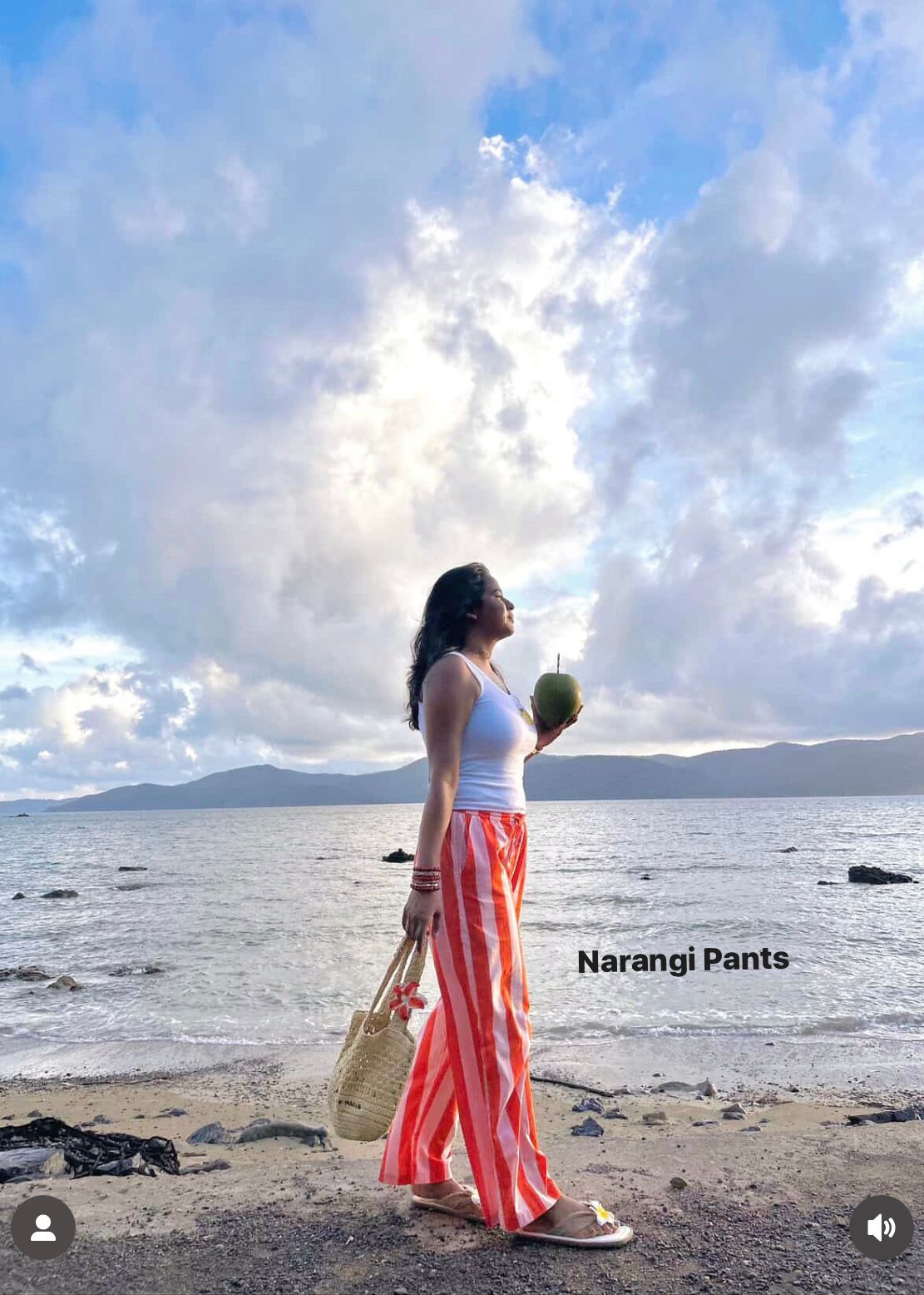 Bisou Summer Stripe Pants