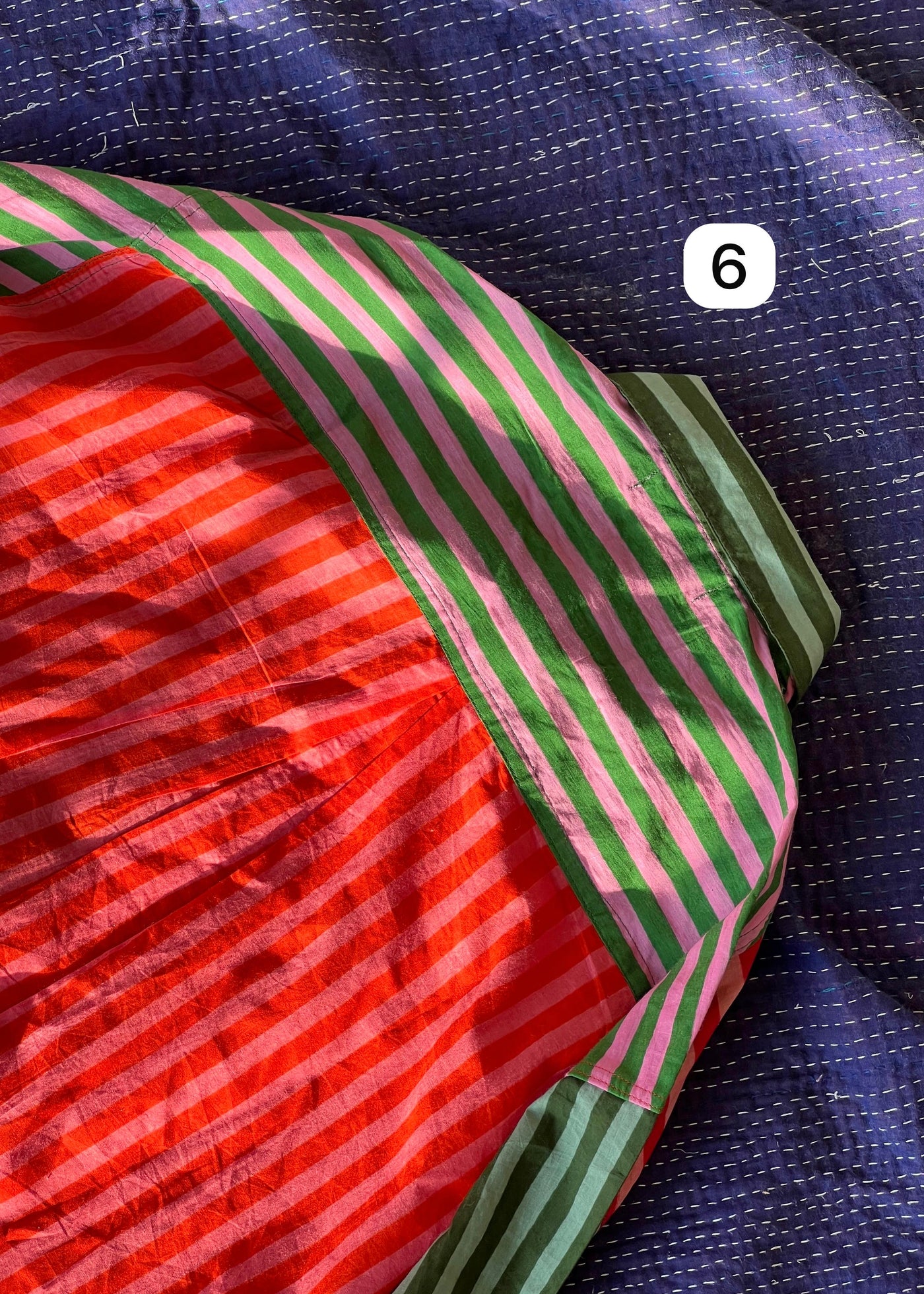 Colour Block Stripes Shirts