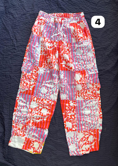 Monochrome Patchwork Pants
