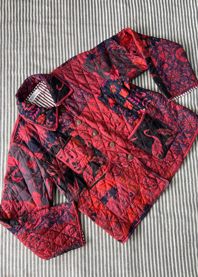 Rust Patchwork Jacket
