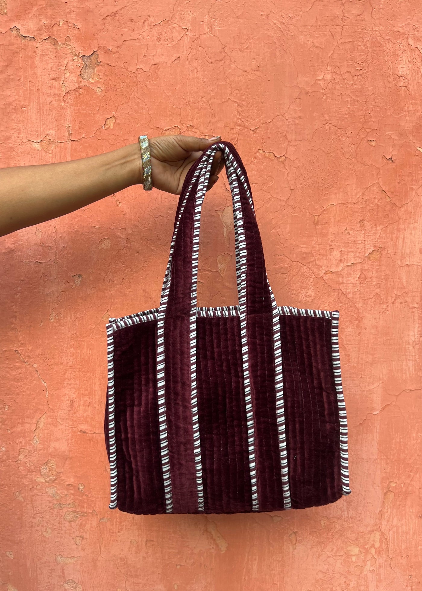 Mini velvet bag