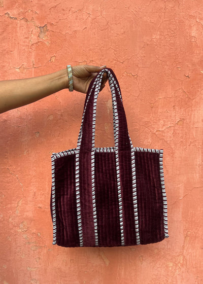Mini velvet bag