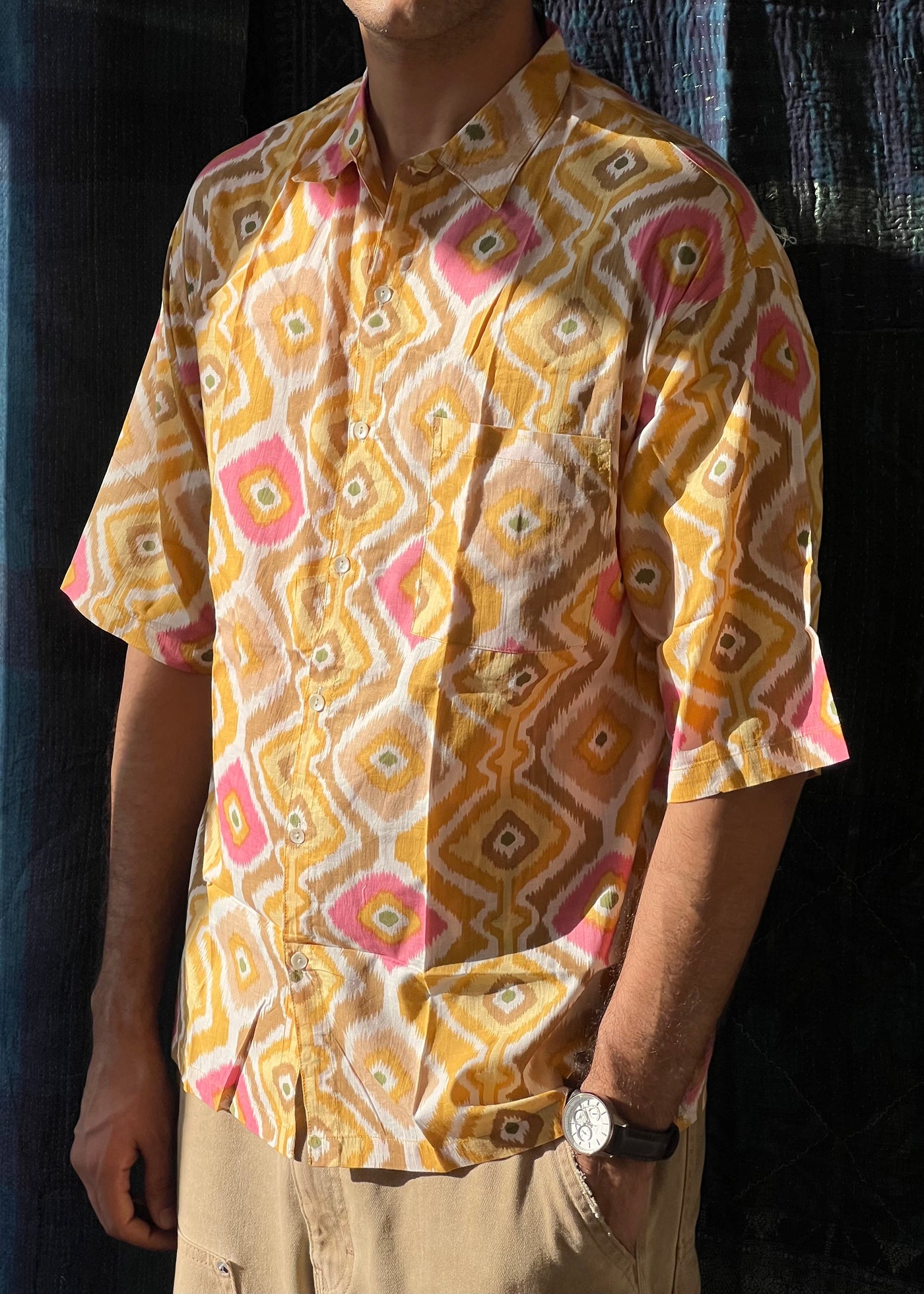 Mustard Ikat