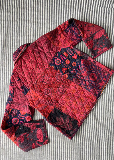 Rust Patchwork Jacket