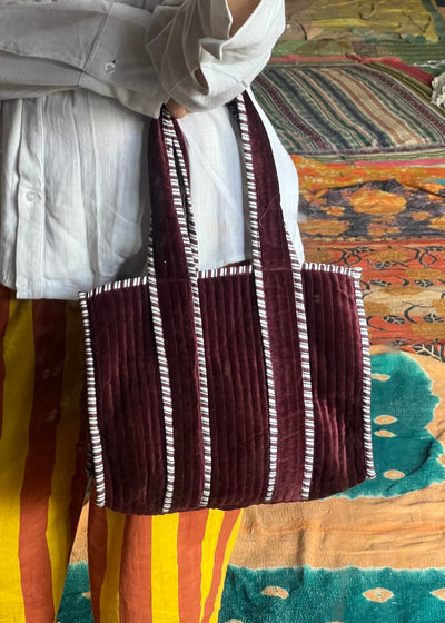 Mini velvet bag
