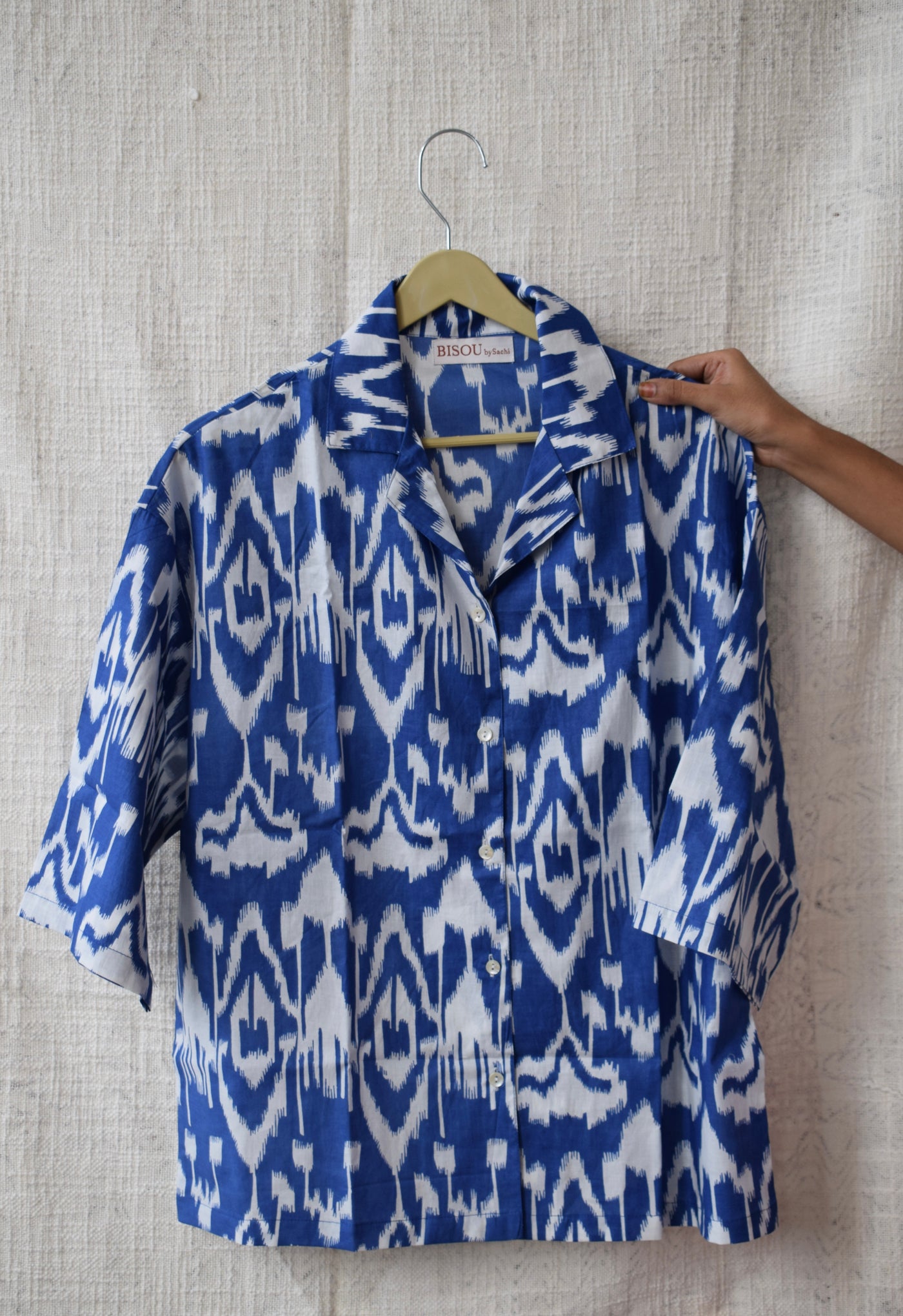 Blue Ikat