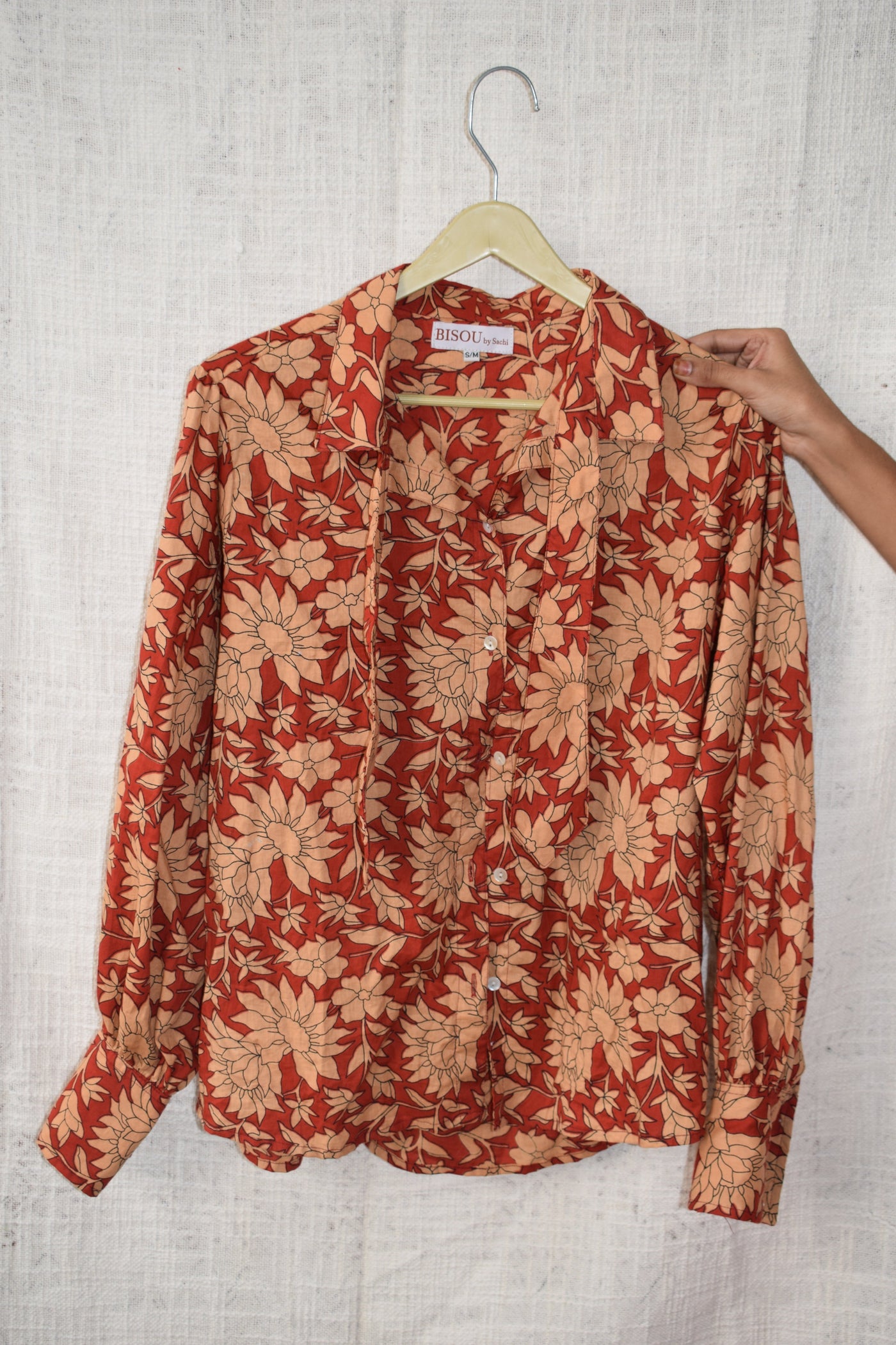 Red Fleur Petite Shirt